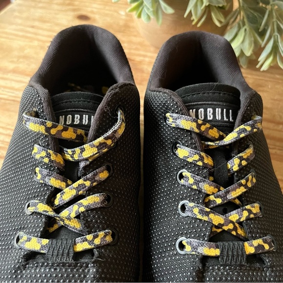 Nobull Sneakers Radial Trainer  Black Yellow Unisex Men’s 12.5 Women’s 14 - Picture 13 of 16